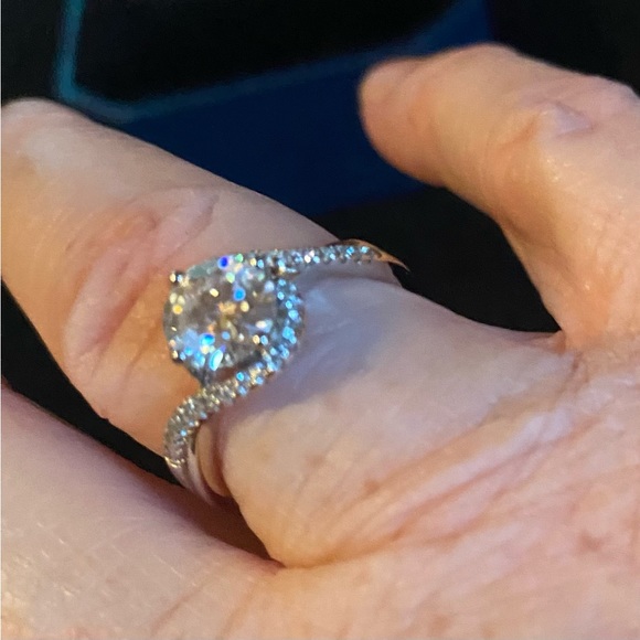 ❤️KRKC Moissanite Ring 1 Carat❤️ NIB - Picture 6 of 11